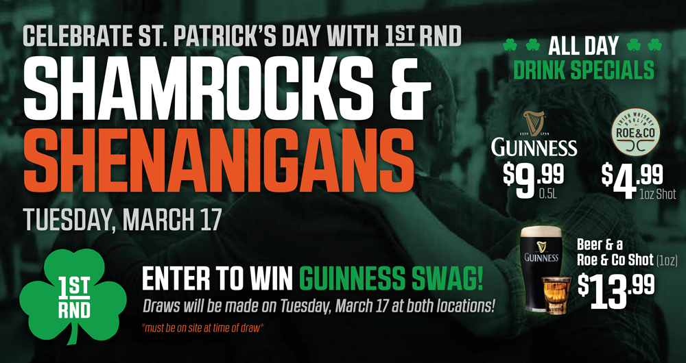 ST PATRICK’S DAY!!